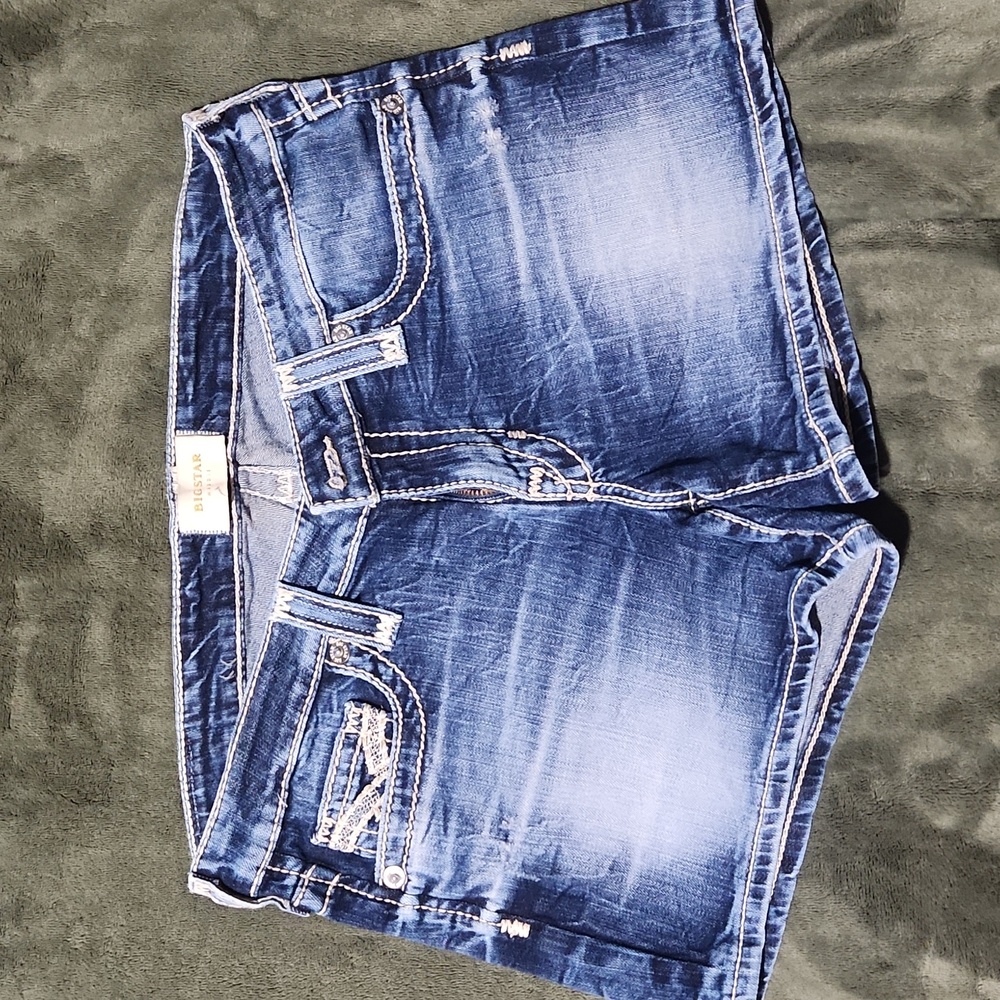 Big Star Blue Denim Shorts